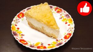 Вкусная королевская ватрушка - творожный насыпной пирог в мультиварке