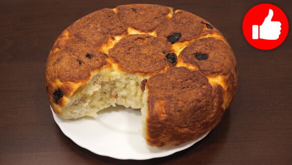Творожные булочки с изюмом в мультиварке