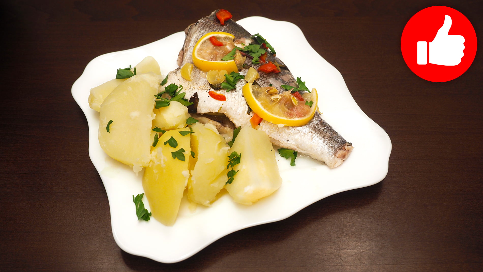 Картофель с рыбным филе в мультиварке