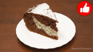 Вкусный шоколадный пирог с творогом в мультиварке