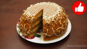 Вкусный Бисквитный торт с маком и кремом в мультиварке
