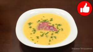 Вкусный Картофельный суп-пюре со сливками в мультиварке