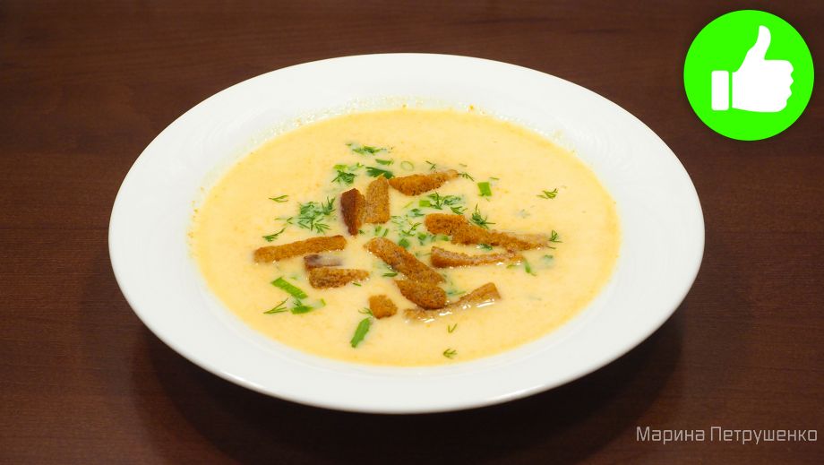 Крем — суп с курицей в мультиварке