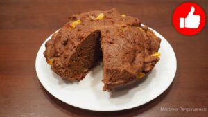 Вкусный Шоколадный пирог с мандаринами в мультиварке
