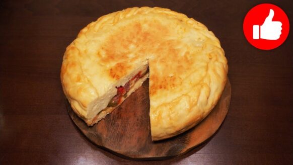 Вкусный Закрытый пирог-пицца в мультиварке