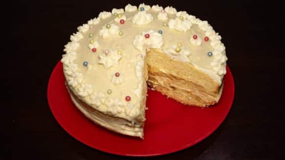 Вкусный Бисквитный торт с заварным кремом в мультиварке