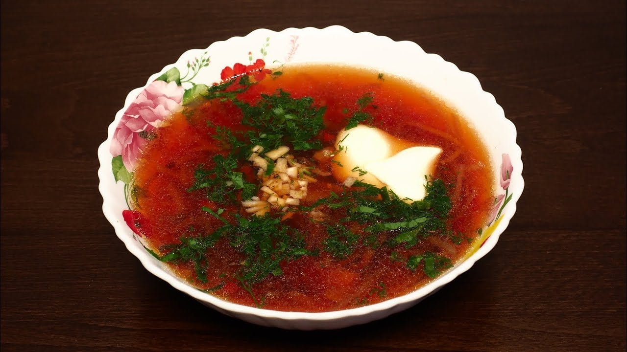 Вкусный Настоящий вкусный борщ в мультиварке