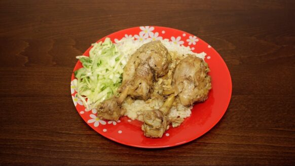 Вкусная Курица с грецкими орехами в мультиварке