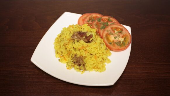 Вкусный Рис с тушенкой в мультиварке