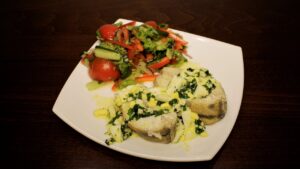 Вкусная Рыба под польским соусом в мультиварке