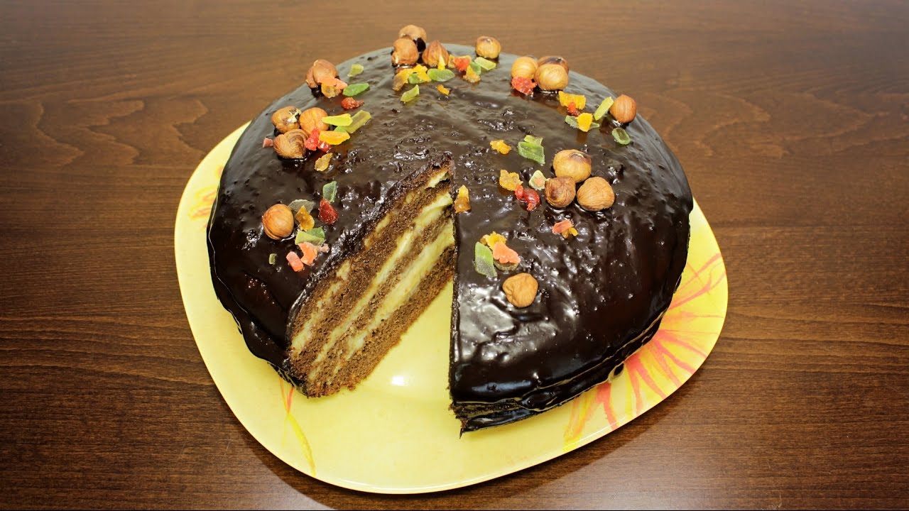 Простой шоколадный пирог в мультиварке