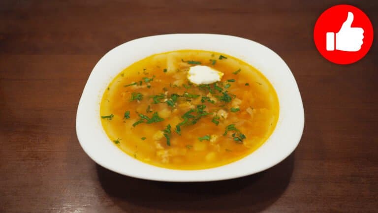 Вкусный Суп с фасолью и фаршем в мультиварке