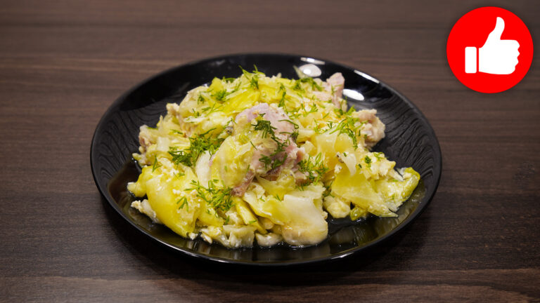 Капуста с курицей в мультиварке