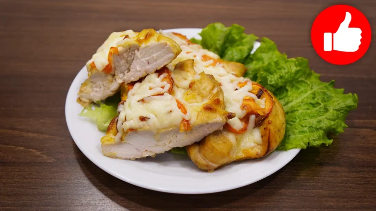 Куриное филе с помидорами и сыром в аэрогриле