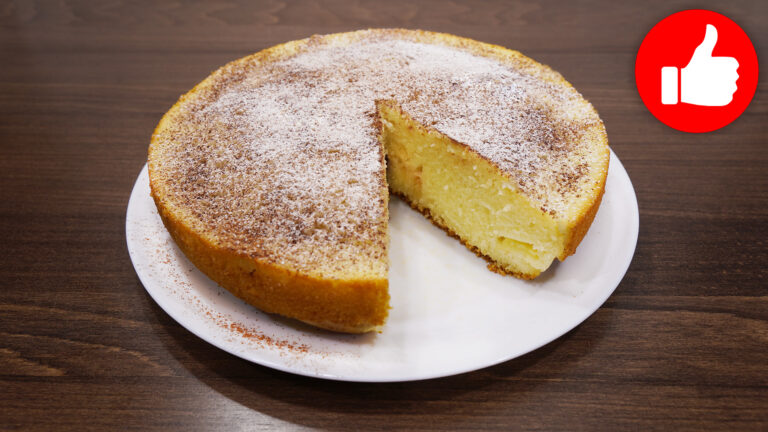 Манник с персиками в мультиварке