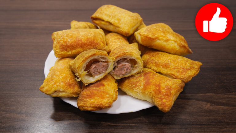 Пирожки с мясом в аэрогриле