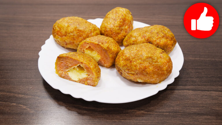 Котлеты с сыром в аэрогриле
