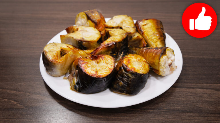 Вкусная скумбрия в сметано-соевом соусе в аэрогриле
