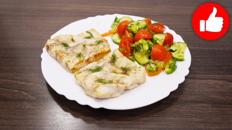 Рыбное филе в брикетах в аэрогриле, рыба