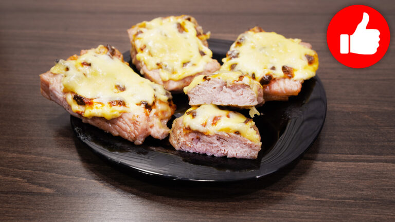 Свинина с сыром в аэрогриле