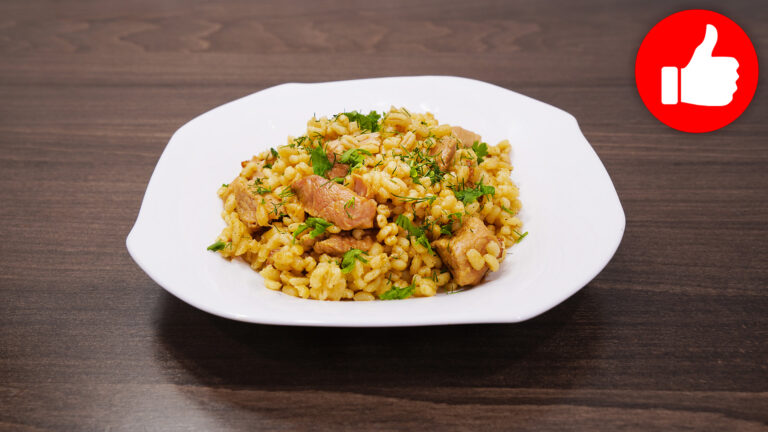 Вкусная перловка с мясом в мультиварке