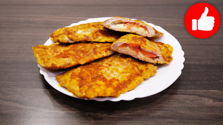 Вкусные котлеты (конвертики) из фарша с сыром в аэрогриле