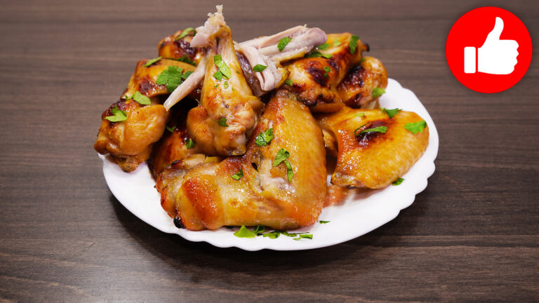 Куриные крылышки в медовом маринаде аэрогриле