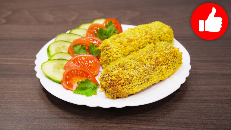 Вкусные кордон блю в аэрогриле, котлеты с ветчиной и сыром!