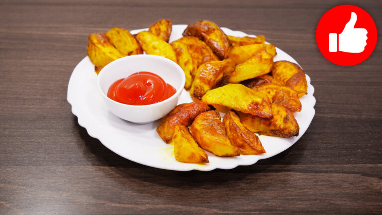 Картошка с чесноком в аэрогриле