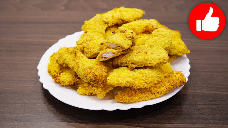 Вкусные куриные стрипсы в аэрогриле.