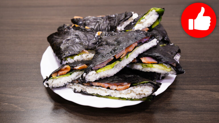 Вкусные онигири в мультиварке, проще чем суши