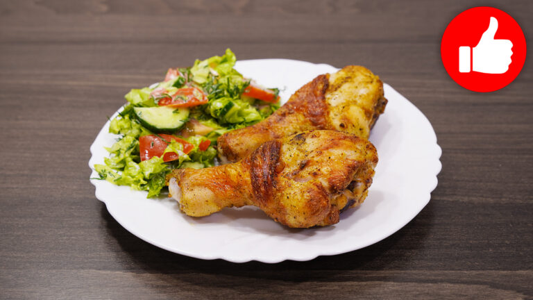 Куриные ножки в сметано-чесночном соусе в аэрогриле