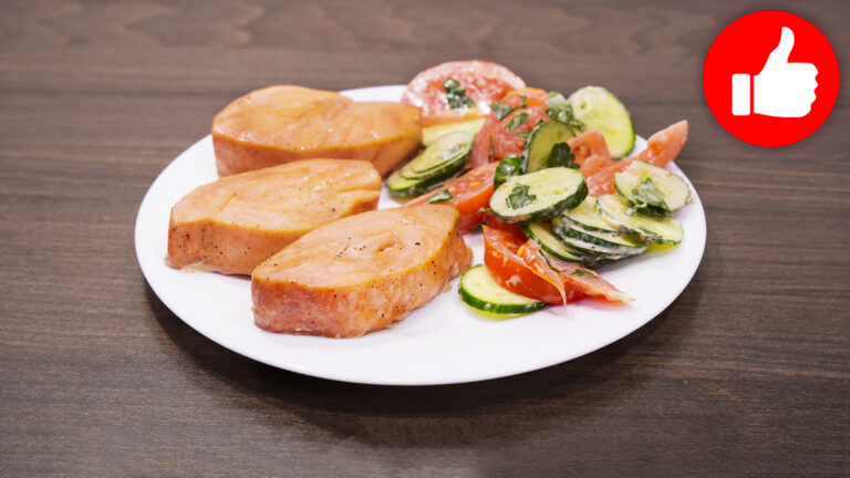 Вкусный тунец на пару в мультиварке