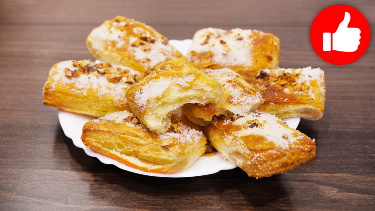 Вкусные булочки с орехами и сахаром в аэрогриле.