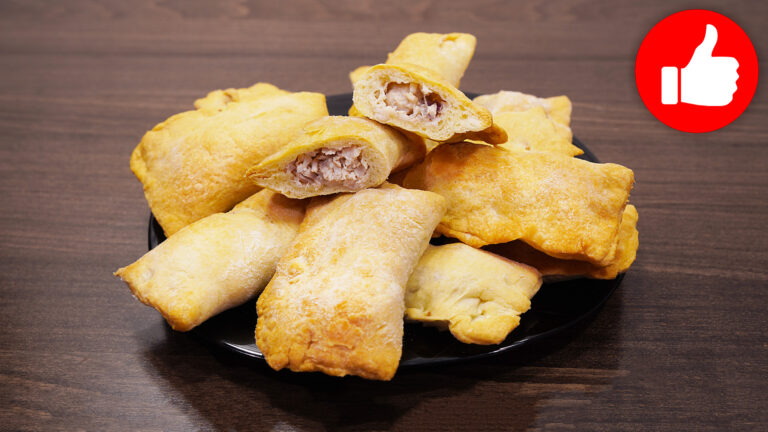 Вкусные пирожки с курицей в аэрогриле