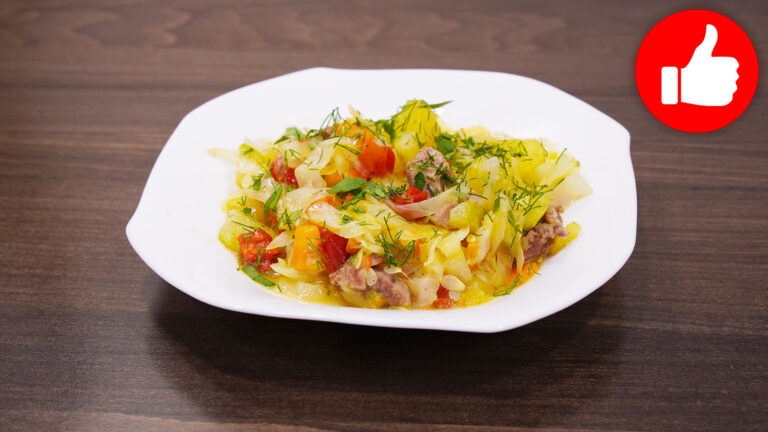 Вкусное овощное рагу с индейкой в мультиварке.