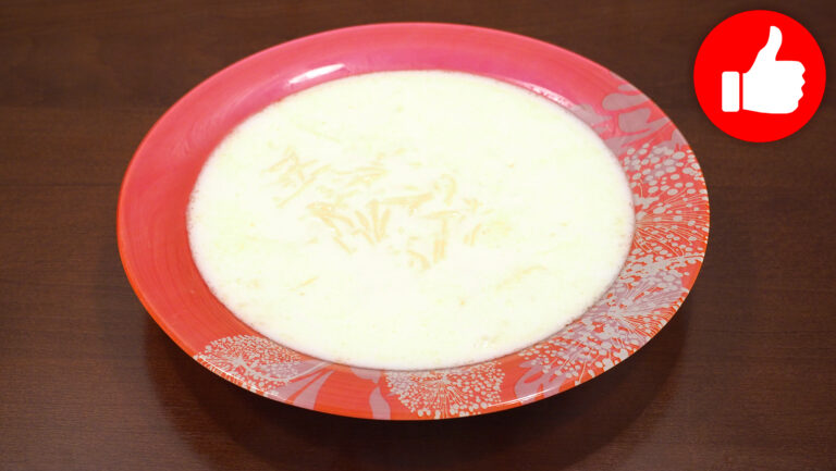 Вкусный молочный суп с вермишелью в мультиварке