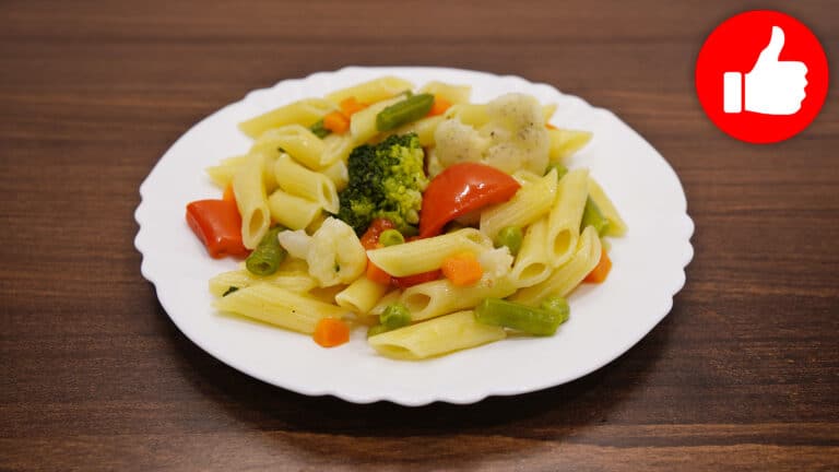 Вкусные макароны с овощами в пост в мультиварке