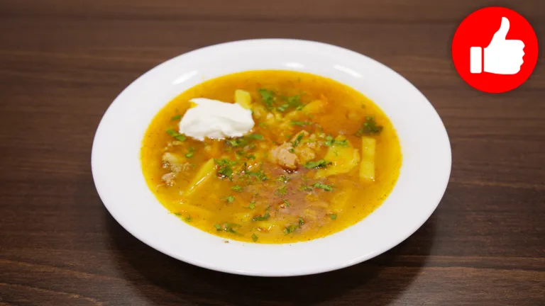 Вкусный суп с тушенкой и рисом в мультиварке