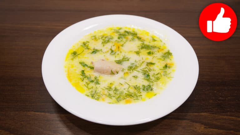 Вкусный сырный суп с курицей в мультиварке