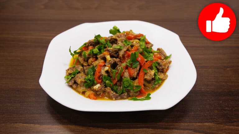 Вкусная говядина с овощами в азиатском стиле в мультиварке